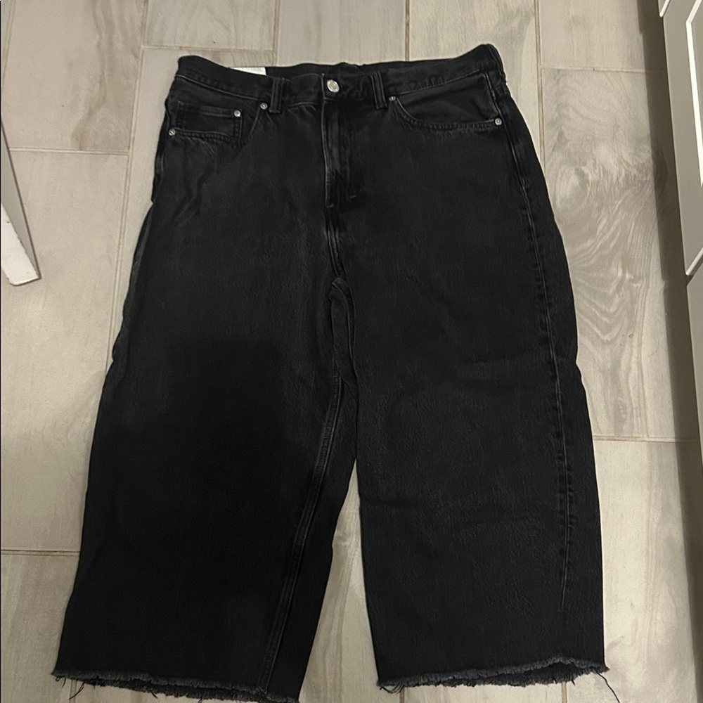 H&M Dark Gray Baggy Jeans